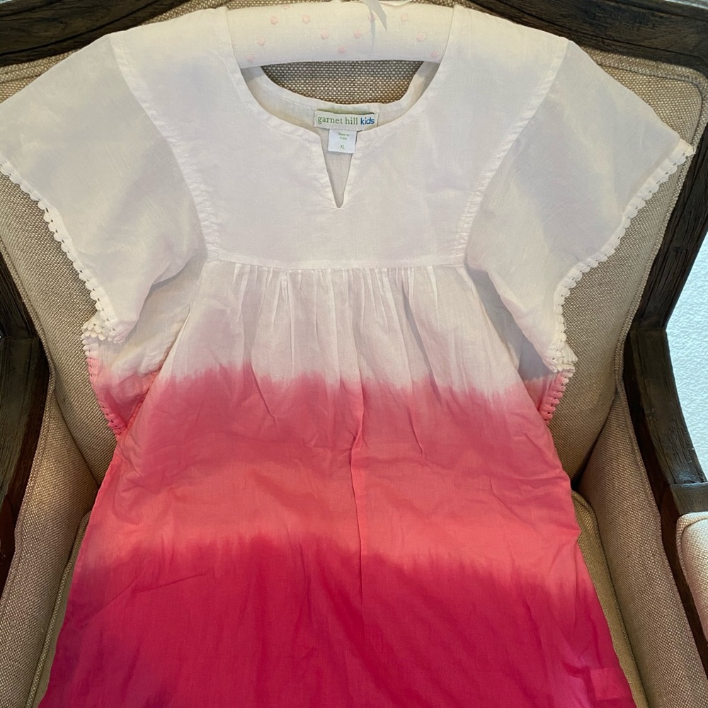 Girls Pink Swimsuit Coverup